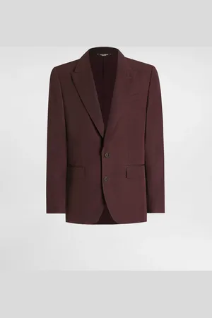 Dolce & Gabbana Chaqueta Con Botonadura Sencilla De Paño De Lana - Hombre Trajes Y Americanas 48