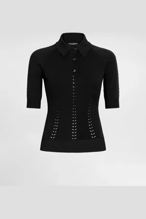 Dolce & Gabbana Polo De Viscosa - Mujer Prendas De Punto 38