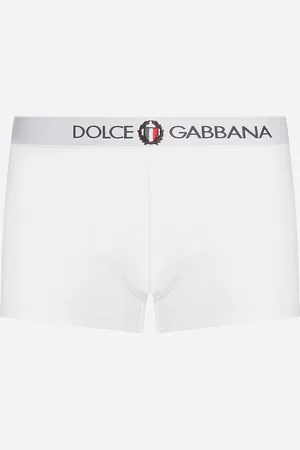 Dolce & Gabbana Boxer Classique En Jersey Bi-stretch Avec Blason - Hombre Ropa Interior Y Ropa De Casa Algod�n 3
