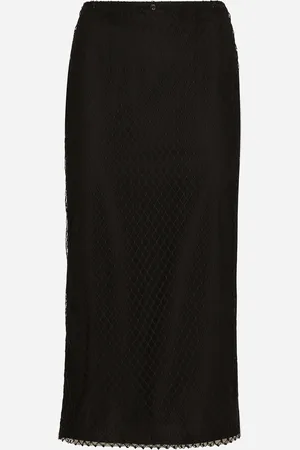 Dolce & Gabbana Falda Longuette De Tubo De Malla - Mujer Faldas 36