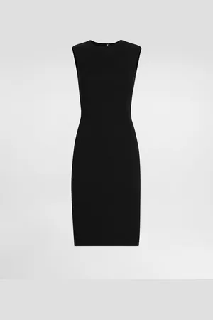 Dolce & Gabbana Vestido Longuette De Tubo De Lana - Mujer Vestidos 36