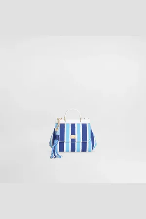 Dolce & Gabbana Canvas Sicily Crossbody Bag With Striped Print - Mujer Accesorios Onesize