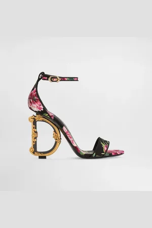 Dolce & Gabbana Sandalia Dg Barocco De Raso - Mujer Sandalias Y Cuñas 36