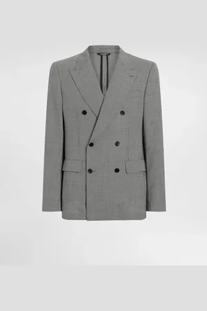 Dolce & Gabbana Chaqueta De Botonadura Doble De Lana - Hombre Trajes Y Americanas 50