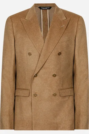 Dolce & Gabbana Chaqueta Taormina De Botonadura Doble De Seda Y Cachemira - Hombre Trajes Y Americanas 48