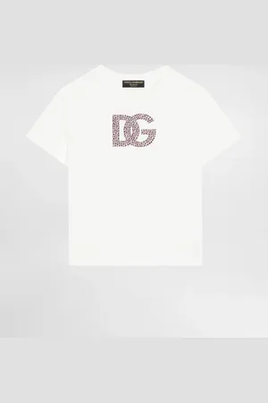 Dolce & Gabbana Camiseta De Punto Con Logotipo Dg - Mujer Camisetas Y Sudaderas 2 Years