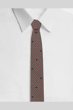 Dolce & Gabbana Corbata En Jacquard De Seda Con Micromotivo De Logotipo Dg - Hombre Corbatas Y Pañuelos Onesize