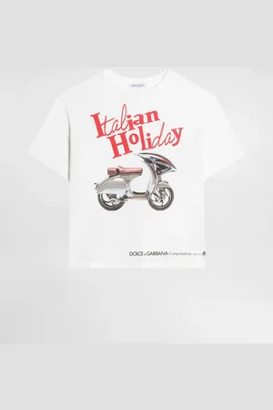 Dolce & Gabbana Camiseta De Punto Con Estampado Italian Holiday - Hombre Camisetas Y Sudaderas 2 Years