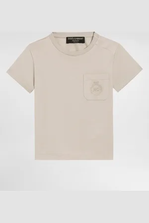 Dolce & Gabbana Camiseta De Punto Con Logotipo Dg Bordado - Hombre Partes De Arriba 12/18 Months