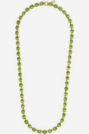 Dolce & Gabbana Collar Largo Anna En Oro Amarillo De 18 Kt Con Peridotos - Mujer Collares Onesize