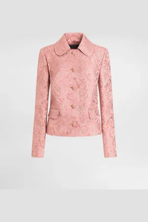 Dolce & Gabbana Single-breasted Floral Quilted Jacquard Gabbana Jacket - Mujer Chaquetas 36