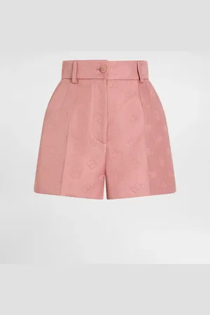 Dolce & Gabbana Quilted Jacquard Shorts With Dg Logo - Mujer Pantalones Largos Y Cortos 36