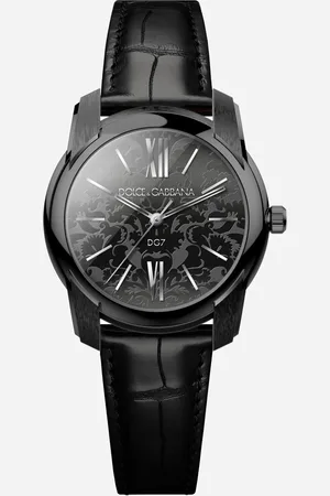 Dolce & Gabbana Damasco Watch - Hombre Relojes Negro Onesize