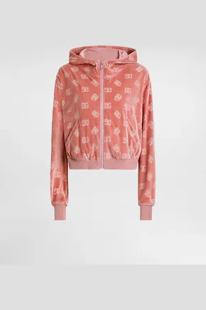 Dolce & Gabbana Chenille Jacquard Hoodie With Dg Logo - Mujer Camisetas Y Sudaderas Algod�n 36