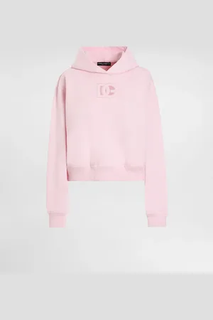 Dolce & Gabbana Sudadera Con Capucha De Punto Con Dg Bordado En Relieve - Mujer Camisetas Y Sudaderas 36