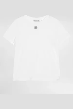 Dolce & Gabbana Camiseta De Punto Con Logotipo Dg - Mujer Camisetas Y Sudaderas 2 Years
