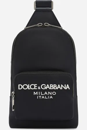 Dolce & Gabbana Mochila Con Bandolera De Nailon - Hombre Mochilas Y Riñoneras Nailon Onesize