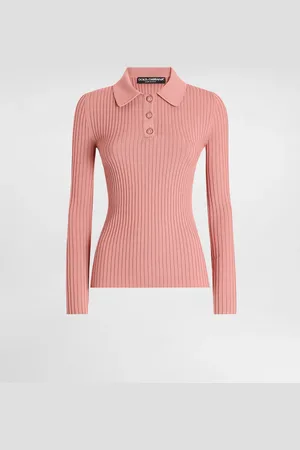 Dolce & Gabbana Polo En Canalé De Lana - Mujer Prendas De Punto 38