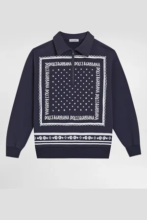 Dolce & Gabbana Sudadera Con Estampado Bandana - Hombre Camisetas Y Sudaderas 4 Years