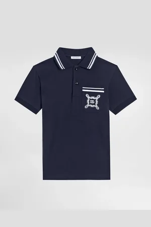 Dolce & Gabbana Polo De Piqué Con Logotipo Dg - Hombre Camisetas Y Sudaderas 2 Years