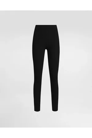 Dolce & Gabbana Leggings De Lana Acanalada - Mujer Pantalones Largos Y Cortos 36