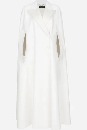 Dolce & Gabbana Capa De Lana Con Botonadura Doble - Mujer Abrigos Y Chaquetones Lana 48