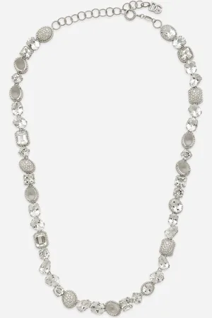Dolce & Gabbana Collar Anna En Oro De 18 kt Con Topacios Incoloros - Mujer Collares Onesize