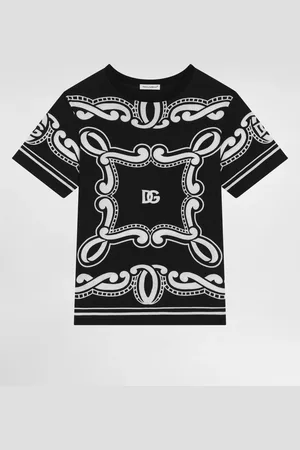 Dolce & Gabbana Camiseta De Punto Con Estampado Bandana - Hombre Camisetas Y Sudaderas 2 Years