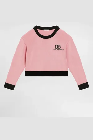 Dolce & Gabbana Jersey De Punto Satinado Con Logotipo Dg - Mujer Prendas De Punto 5 Years