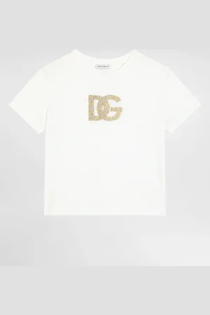 Dolce & Gabbana Camiseta De Punto Con Logotipo Dg - Mujer Camisetas Y Sudaderas Multicolor 4 Years