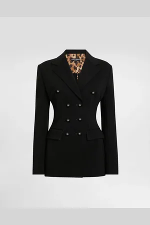 Dolce & Gabbana Chaqueta Turlington Con Botonadura Doble De Punto Milano - Mujer Chaquetas Viscosa 40