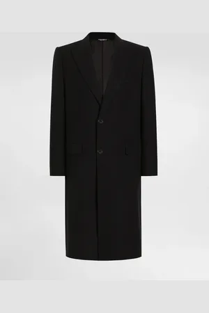 Dolce & Gabbana Abrigo De Lana Con Botonadura Sencilla - Hombre Abrigos Y Chaquetas Lana 44