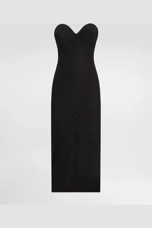 Dolce & Gabbana Vestido De Encaje Sin Tirantes Con Copas Cónicas - Mujer Vestidos 40