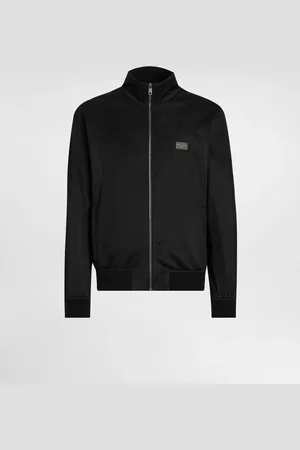 Dolce & Gabbana Sudadera De Punto Técnico Con Cremallera Y Placa Con Logotipo - Hombre Sudaderas Tela 44