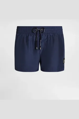 Dolce & Gabbana Boxer Corto - Hombre Moda Baño Azul Tela 2
