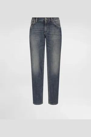 Dolce & Gabbana Jean Classique Stretch Bleu Lavé - Hombre Denim Multicolor Algod�n 44