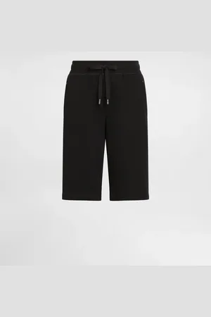 Dolce & Gabbana Bermudas De Chándal En Punto Con Placa Con Logotipo - Hombre Pantalones Largos Y Cortos Algod�n 48