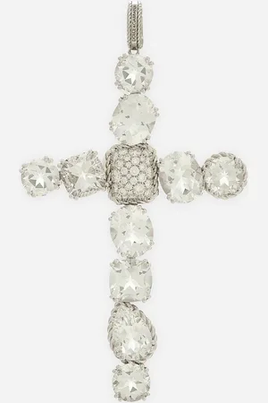 Dolce & Gabbana Colgante Anna En Oro De 18 kt Con Topacios Incoloros - Mujer Charms Onesize
