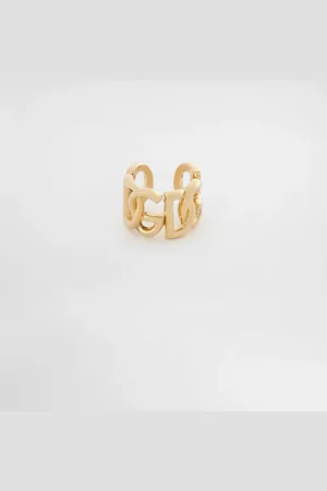 Dolce & Gabbana Pendiente Ear Cuff Con Logotipo Dg - Mujer Bisutería Metal Onesize
