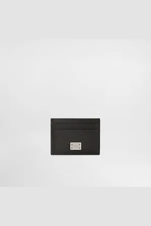 Dolce & Gabbana Tarjetero En Piel De Becerro Dauphine - Hombre Carteras Y Marroquinería Piel Onesize