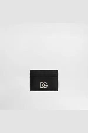Dolce & Gabbana Tarjetero En Napa De Piel De Becerro Con Logotipo Dg - Hombre Carteras Y Marroquinería Piel Onesize