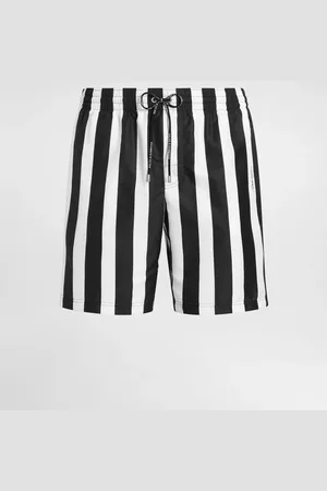Dolce & Gabbana Bañador Bóxer Medio Con Estampado De Raya - Hombre Moda Baño 3