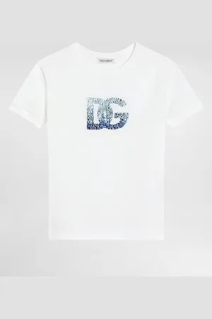 Dolce & Gabbana Camiseta De Punto Con Logotipo Dg - Mujer Camisetas Y Sudaderas 4 Years