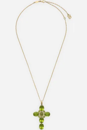 Dolce & Gabbana Colgante Anna En Oro Amarillo De 18 Kt Con Peridotos - Mujer Charms Onesize