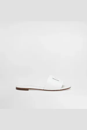 Dolce & Gabbana Leather Dg Millennials Slides - Mujer Zapatos (24-38) Piel 28