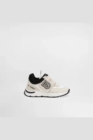 Dolce & Gabbana Dg Running Low-top Sneakers In Mesh And Split Leather - Hombre Zapatos Primeros Pasos (19-26) Negro 19
