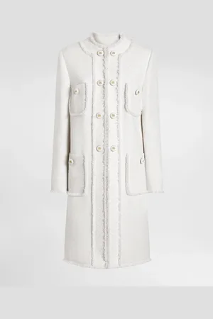 Dolce & Gabbana Abrigo De Botonadura Sencilla De Tweed Raschel - Mujer Abrigos Y Chaquetones 38