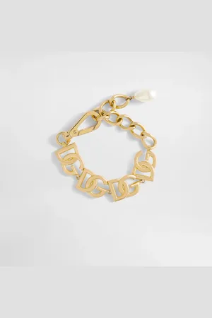 Dolce & Gabbana Link Bracelet With Dg Multi-logo - Mujer Bisutería Metal Onesize