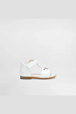 Dolce & Gabbana Sandalia Para Primeros Pasos De Charol Con Logotipo Dg Metálico - Mujer Zapatos (24-38) Piel 19