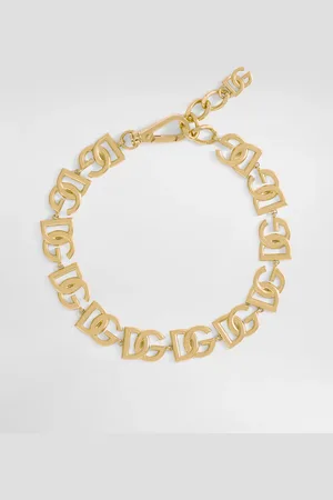 Dolce & Gabbana Choker With Dg Logos - Mujer Bisutería Dorado Metal Onesize